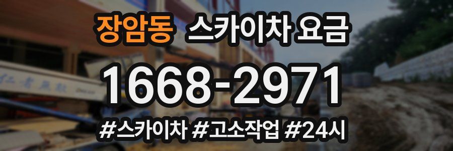 장암동 스카이차 요금