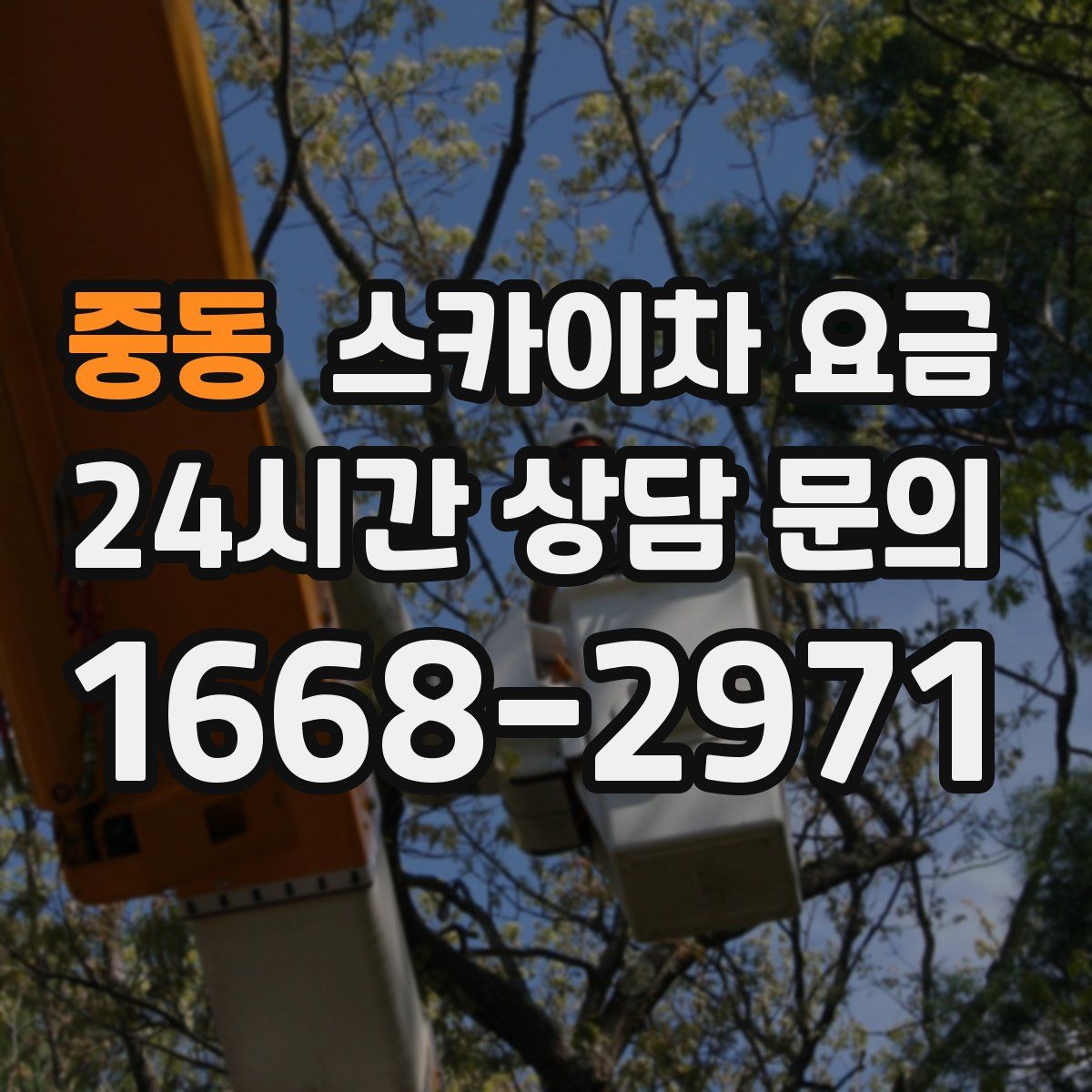 중동 스카이차 요금