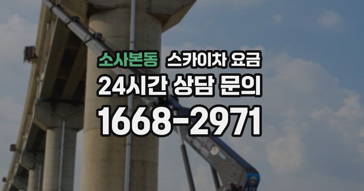 소사본동 스카이차 요금