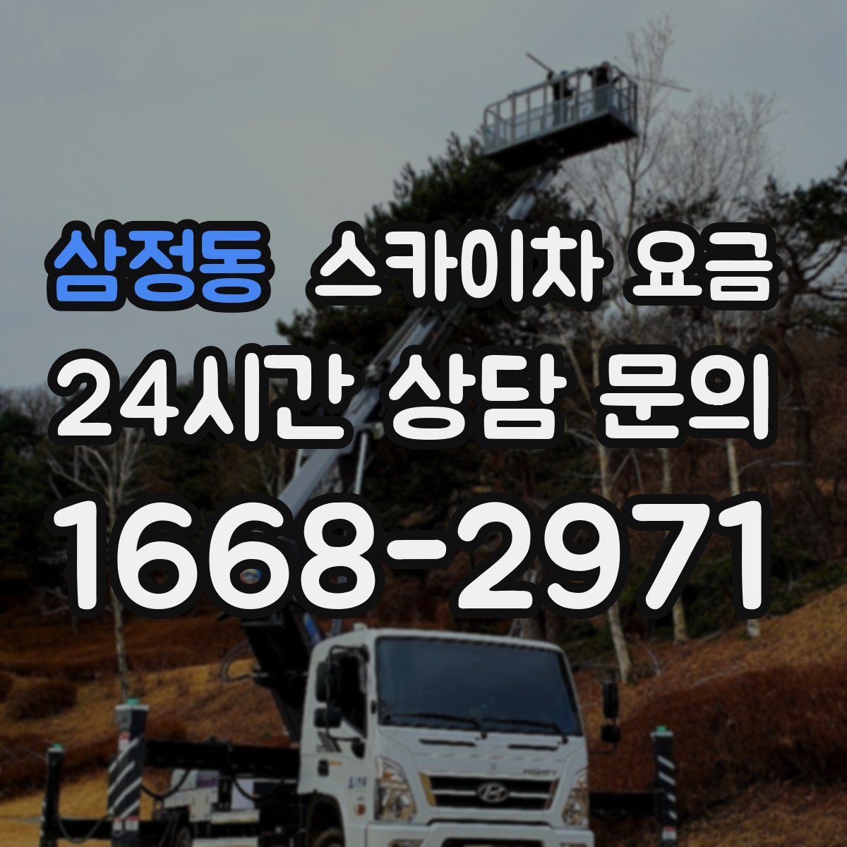 삼정동 스카이차 요금