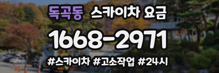 독곡동 스카이차 요금