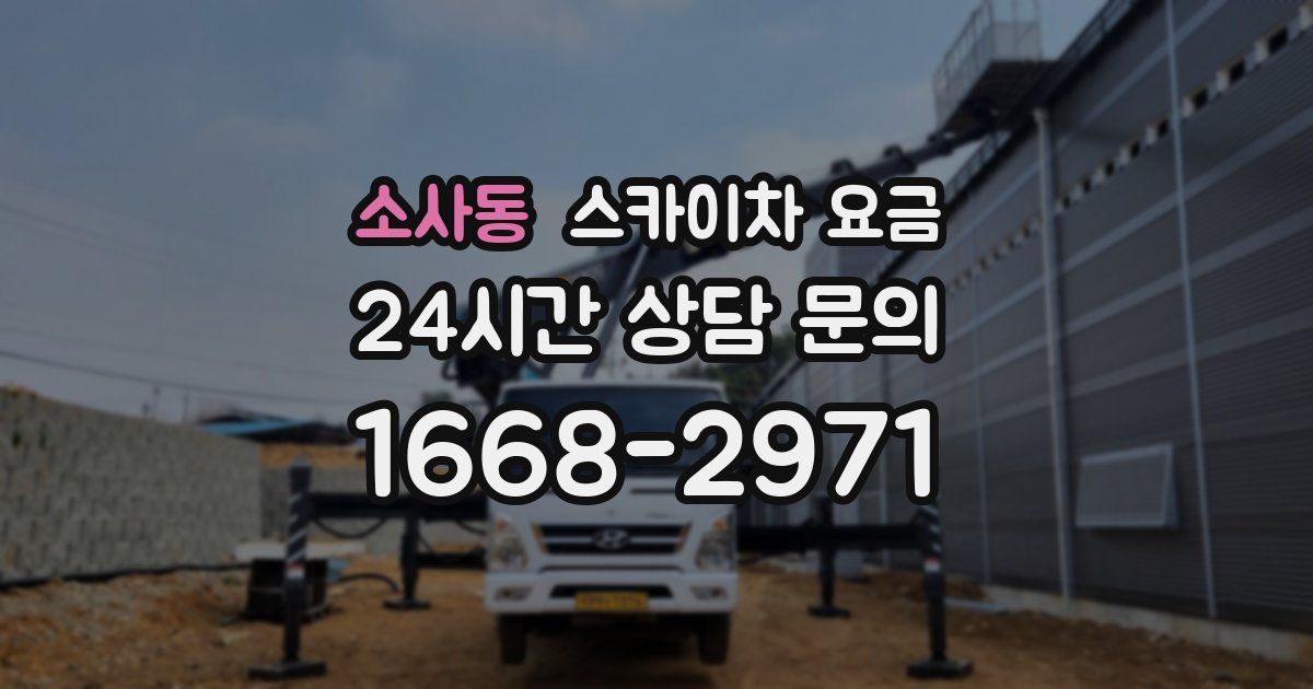 소사동 스카이차 요금