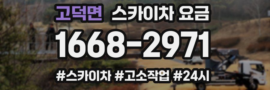 고덕면 스카이차 요금