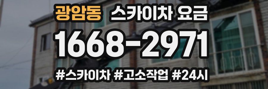 광암동 스카이차 요금