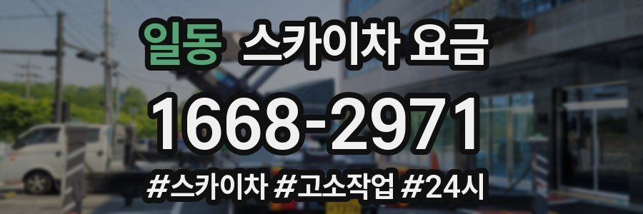일동 스카이차 요금