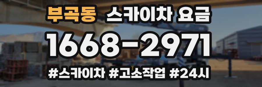 부곡동 스카이차 요금