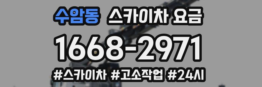 수암동 스카이차 요금
