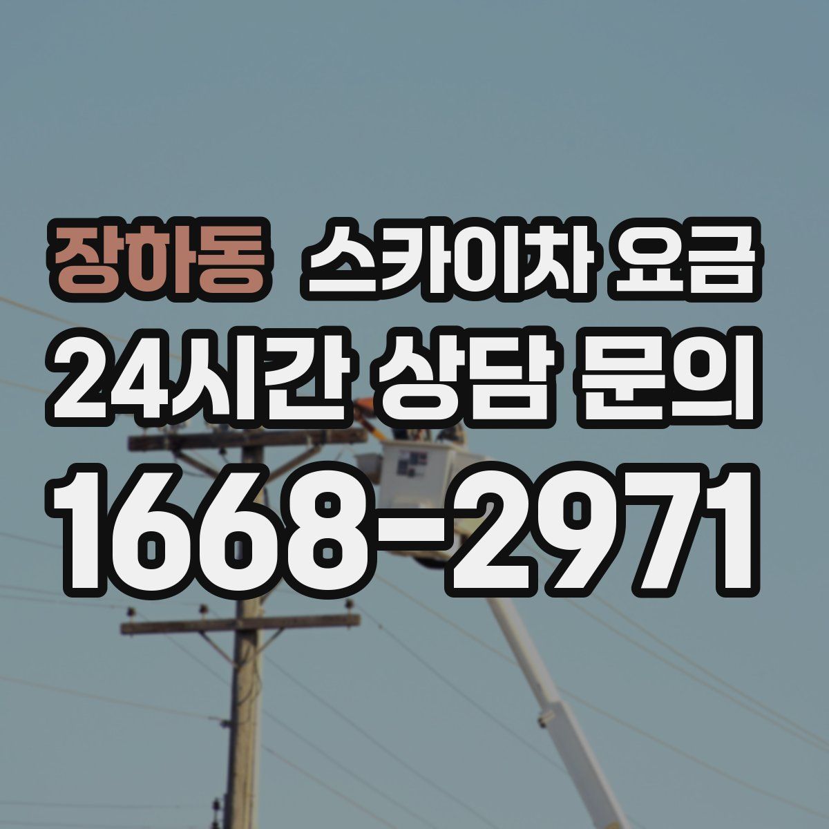 장하동 스카이차 요금