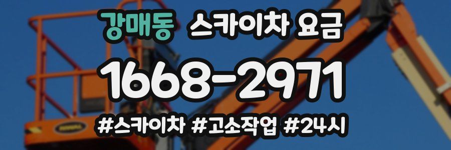 강매동 스카이차 요금