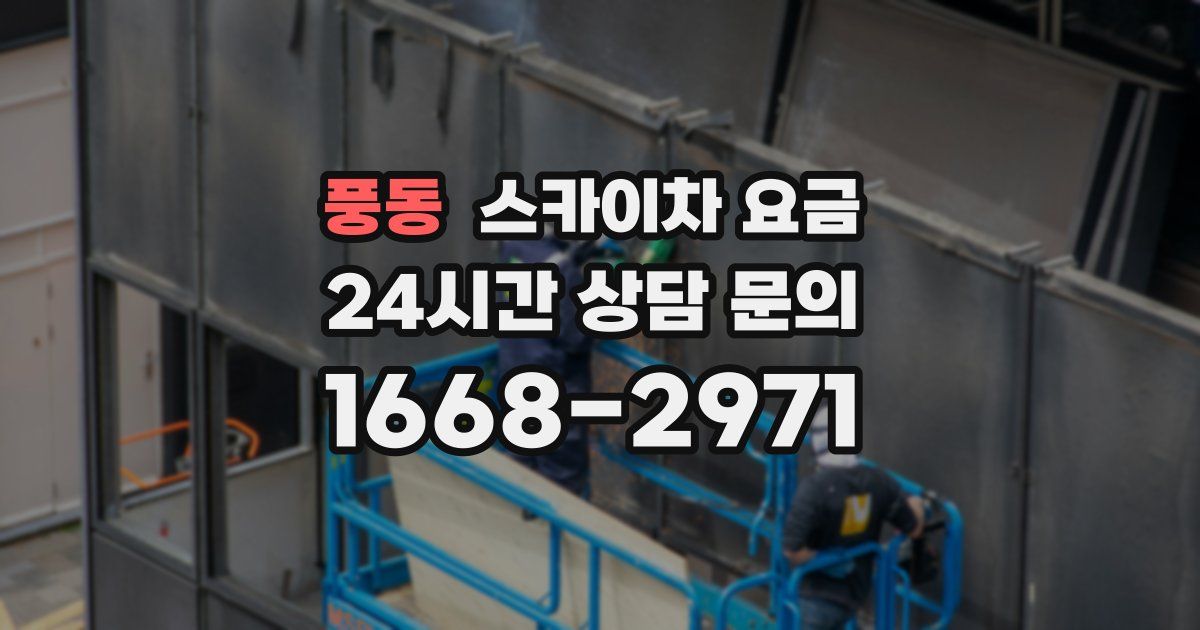 풍동 스카이차 요금