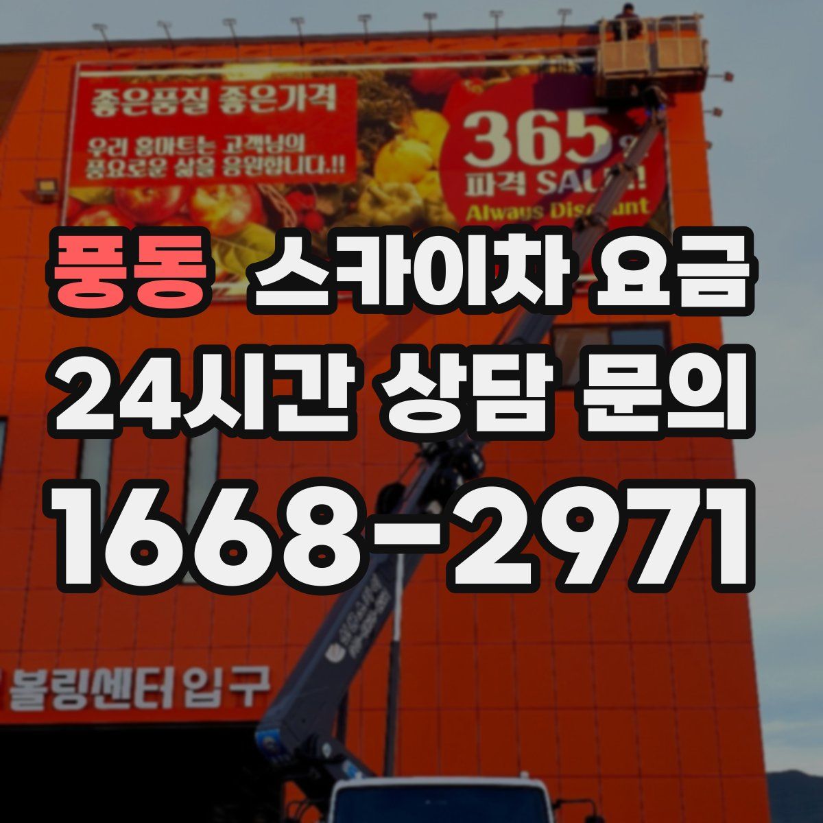풍동 스카이차 요금