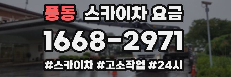 풍동 스카이차 요금