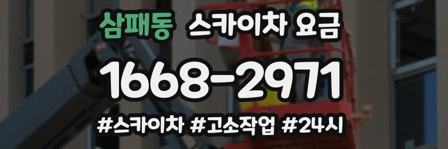 삼패동 스카이차 요금