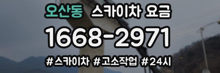 오산동 스카이차 요금
