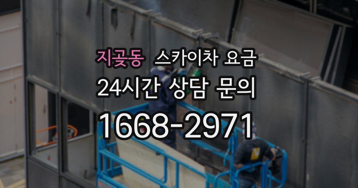 지곶동 스카이차 요금
