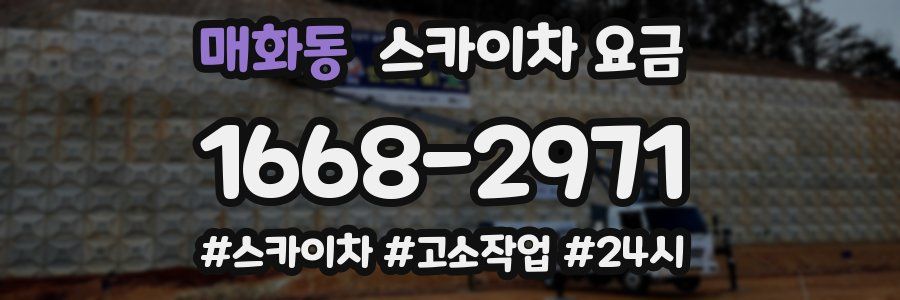매화동 스카이차 요금
