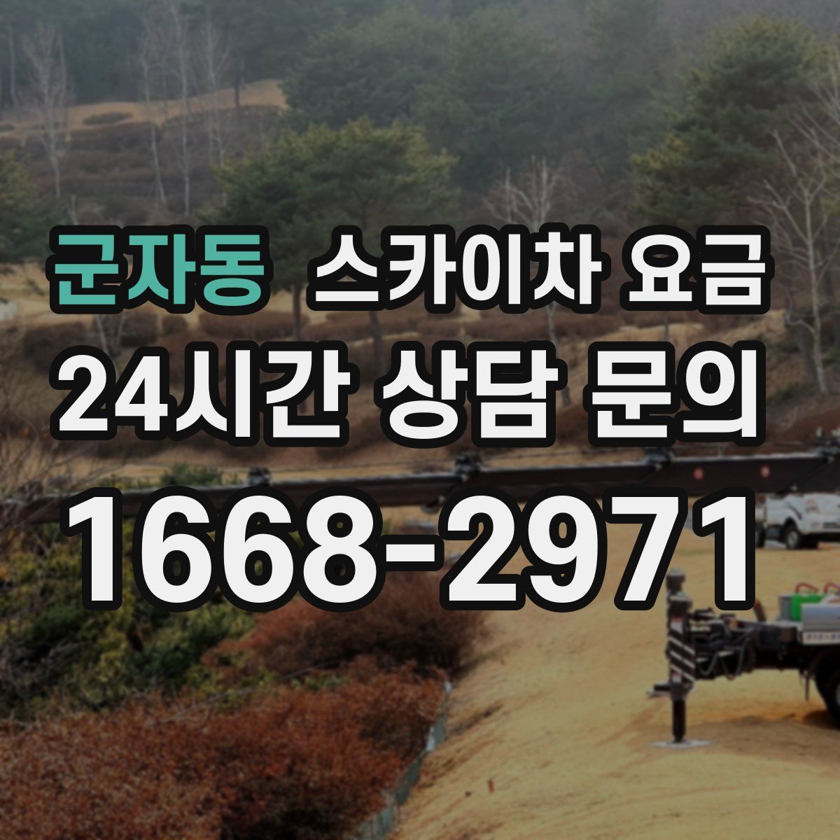 군자동 스카이차 요금