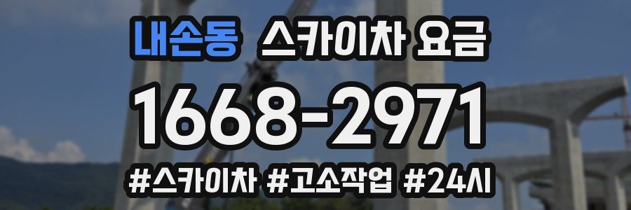 내손동 스카이차 요금