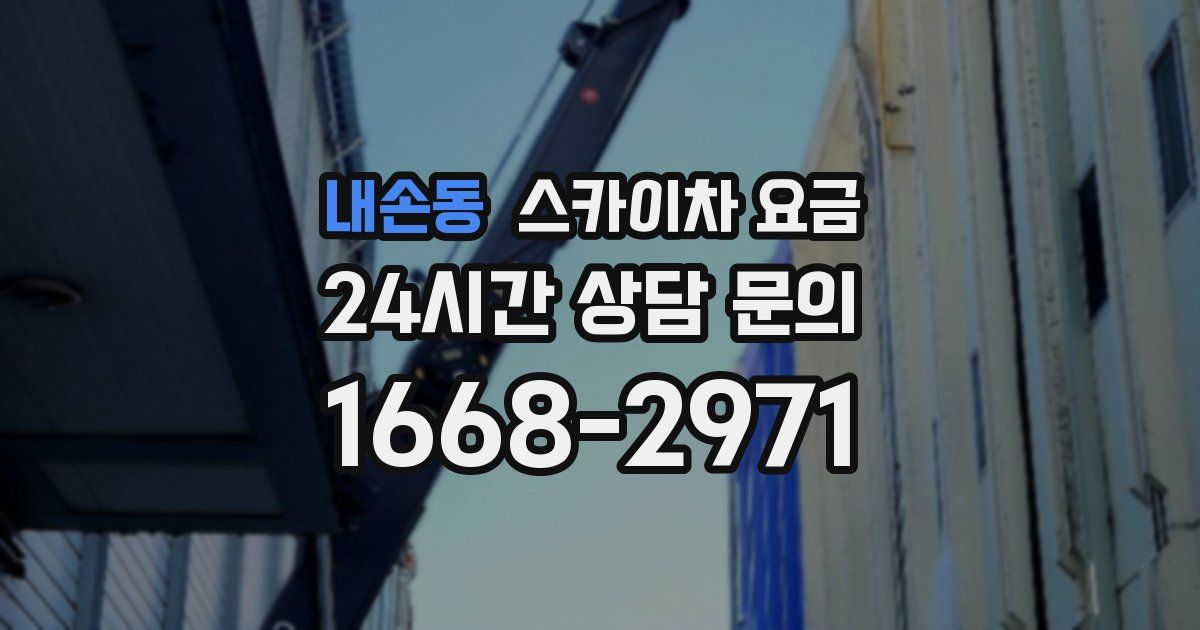 내손동 스카이차 요금