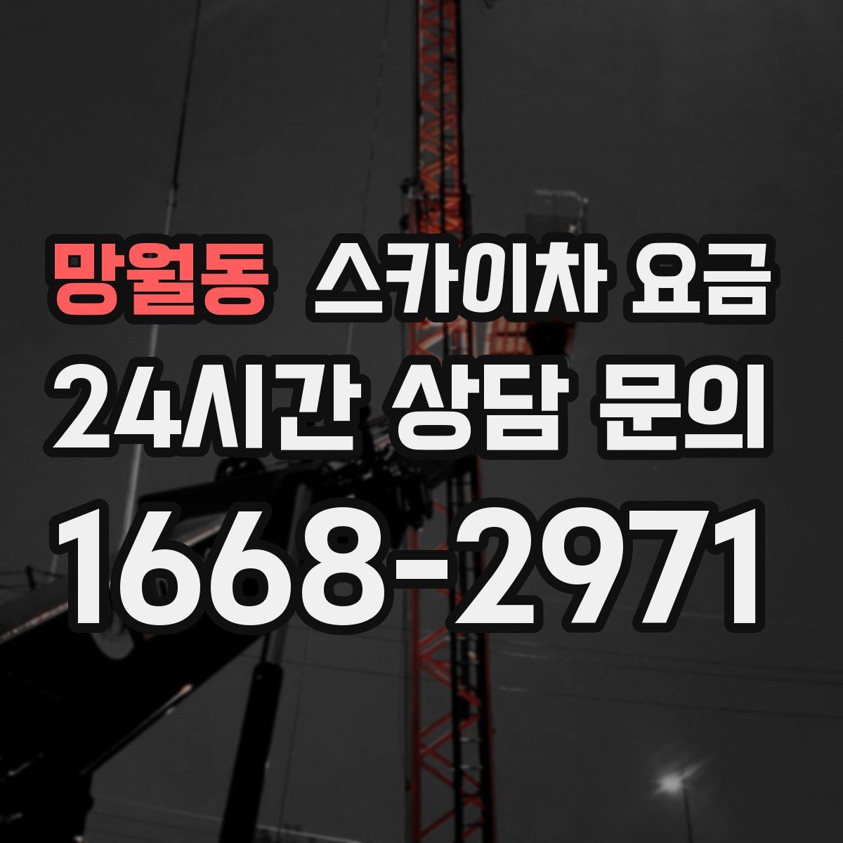 망월동 스카이차 요금