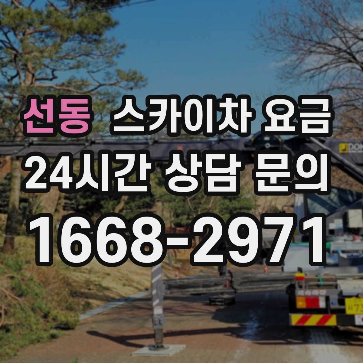 선동 스카이차 요금