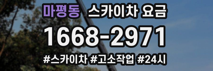 마평동 스카이차 요금