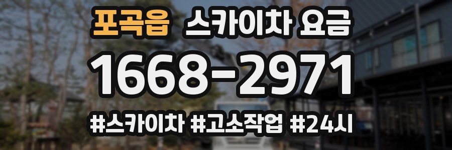 포곡읍 스카이차 요금