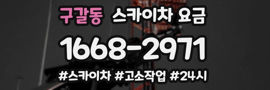 구갈동 스카이차 요금
