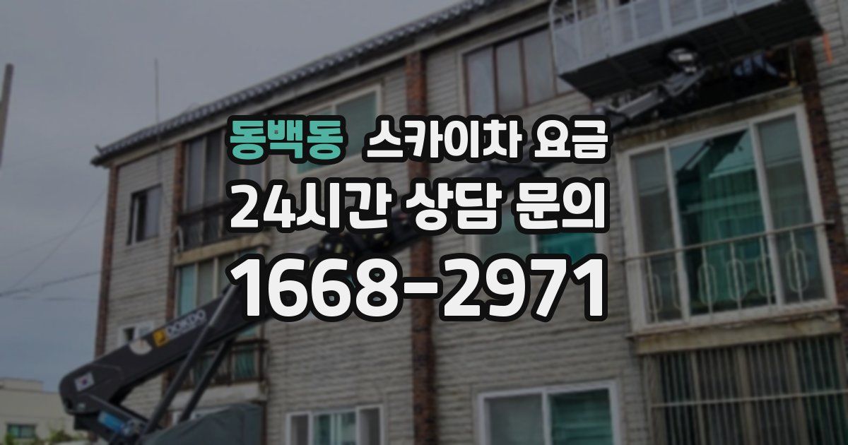 동백동 스카이차 요금