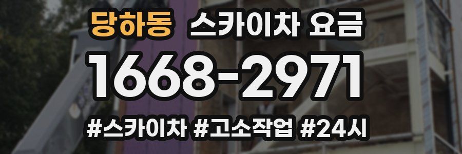 당하동 스카이차 요금