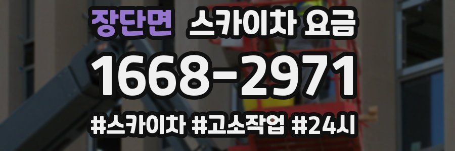 장단면 스카이차 요금