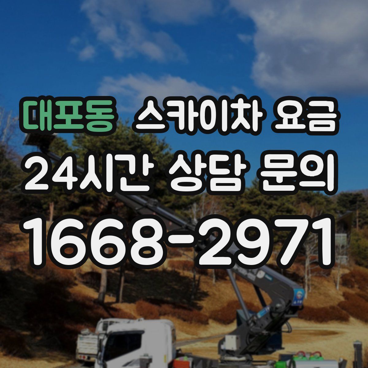 대포동 스카이차 요금