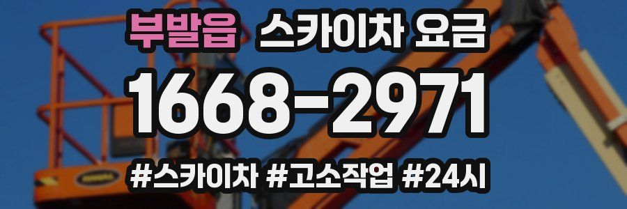 부발읍 스카이차 요금