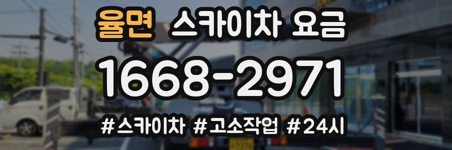 율면 스카이차 요금