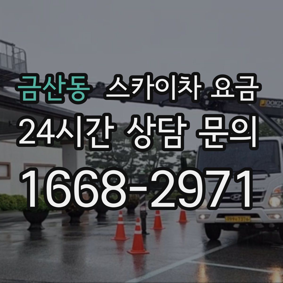금산동 스카이차 요금