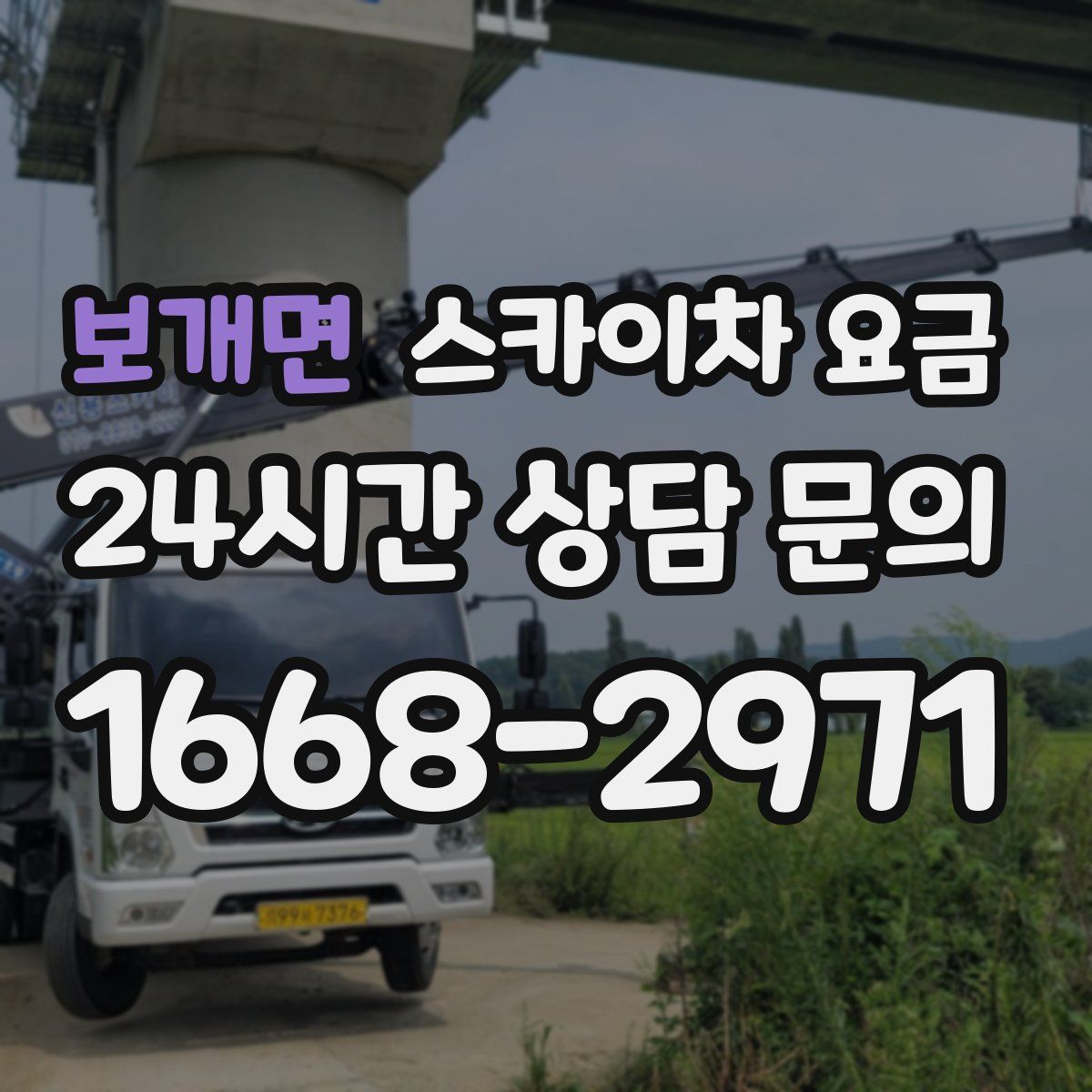 보개면 스카이차 요금