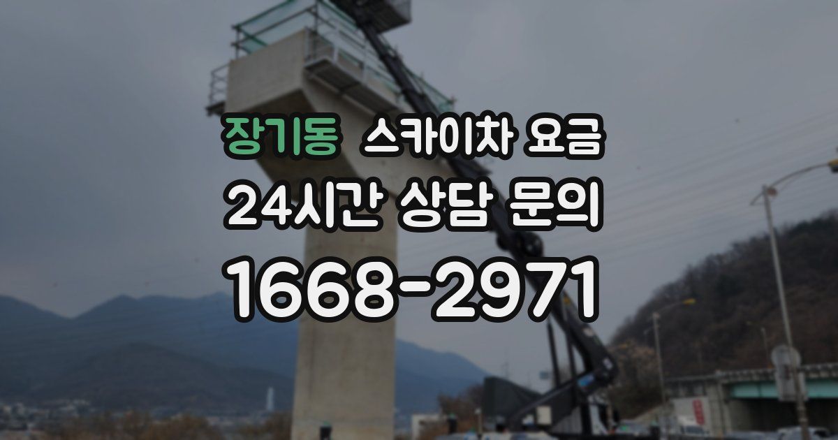 장기동 스카이차 요금