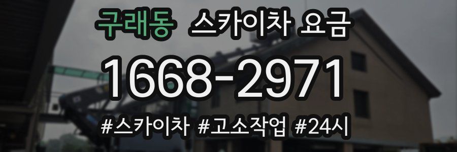 구래동 스카이차 요금