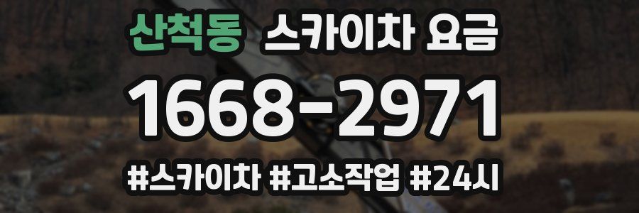 산척동 스카이차 요금