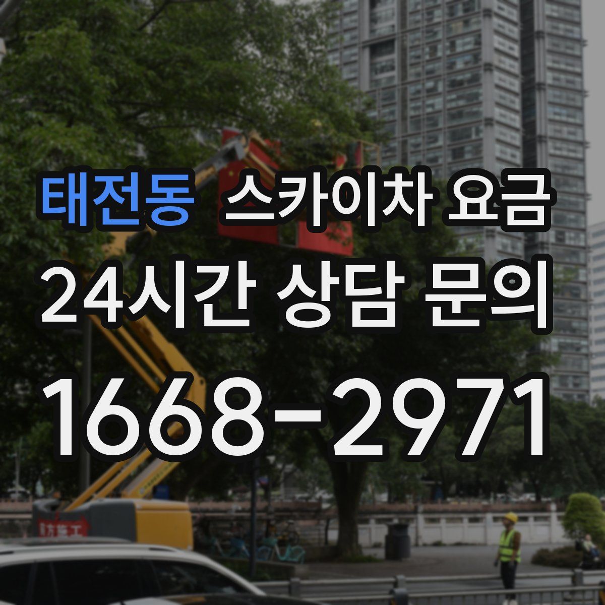 태전동 스카이차 요금