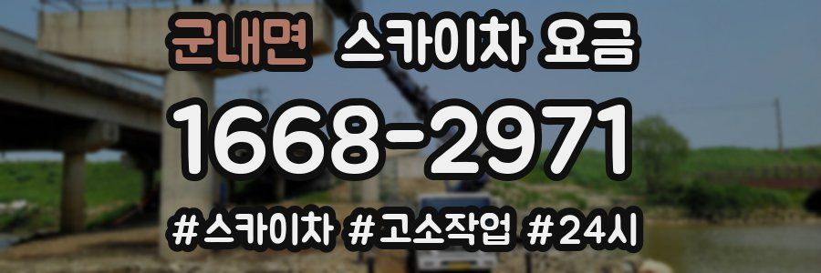 군내면 스카이차 요금