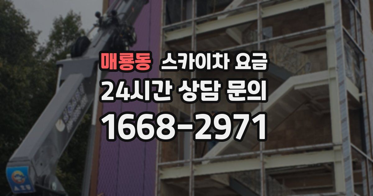 매룡동 스카이차 요금