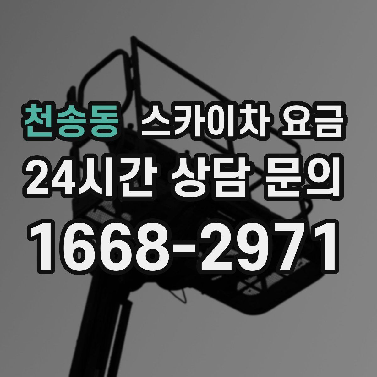 천송동 스카이차 요금