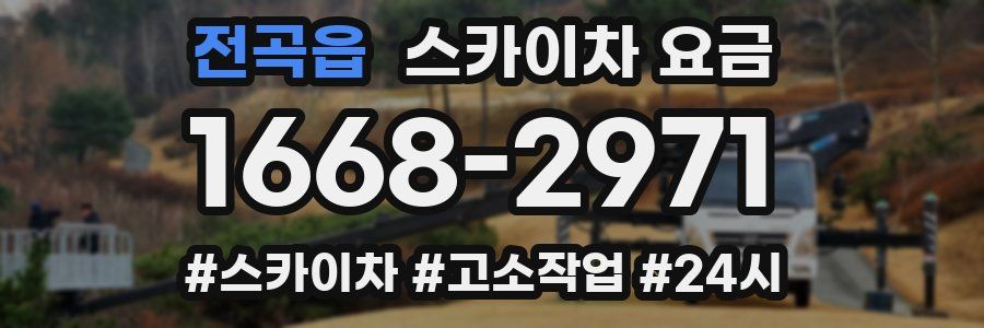 전곡읍 스카이차 요금