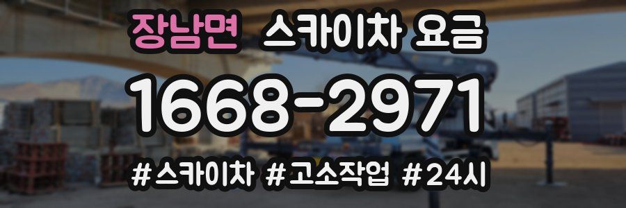 장남면 스카이차 요금