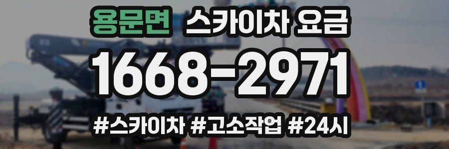 용문면 스카이차 요금