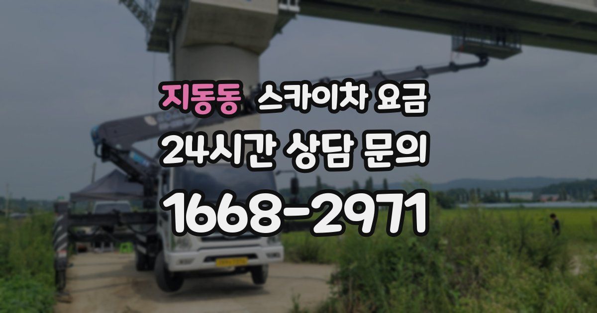 지동동 스카이차 요금