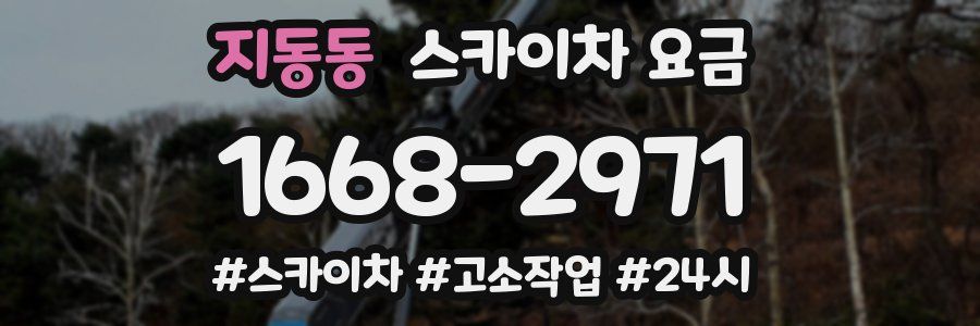 지동동 스카이차 요금