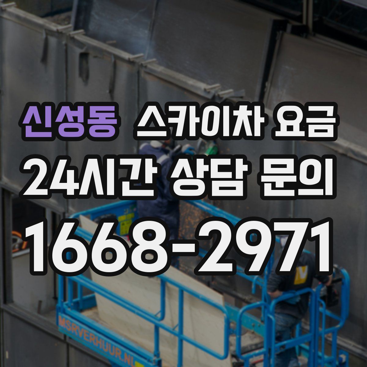 신성동 스카이차 요금