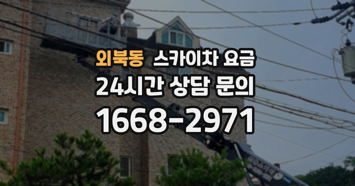 외북동 스카이차 요금